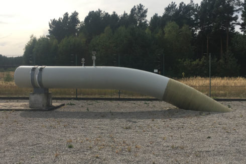 Pig trap GRP coating