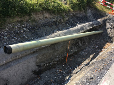 Perforación de HDD en terreno pedregoso - no hay problema para GRP